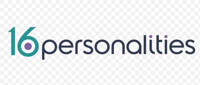 Logo 16personalities berwarna biru